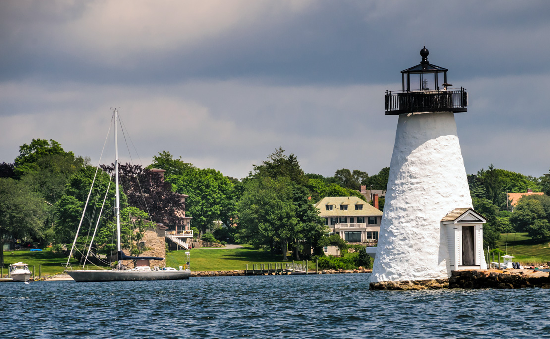 Palmers Island Lighthouse, New Bedford MA, Gold Star Realty